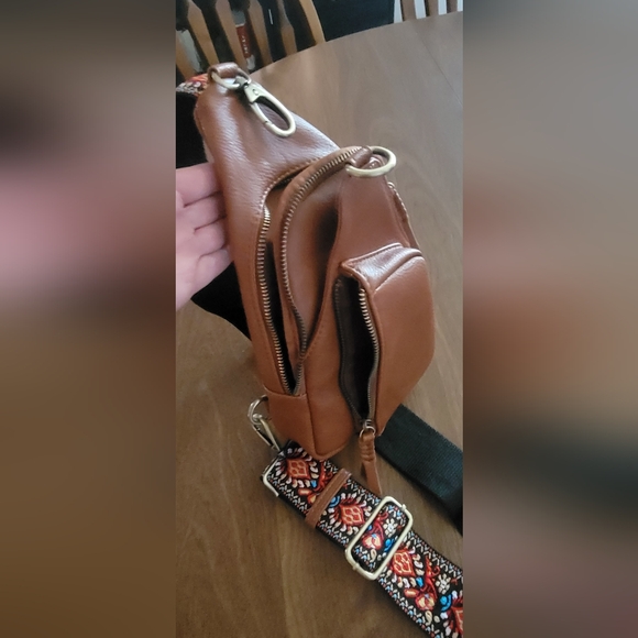 Antik Kraft Crossbody Bag Boho - Tasha Webbing Strap Sling - Picture 4 of 7